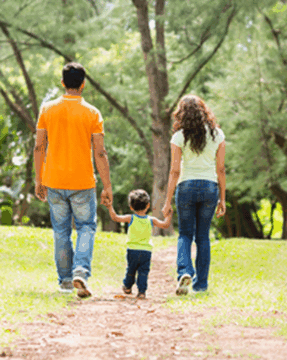 family walk shutterstock 185554754
